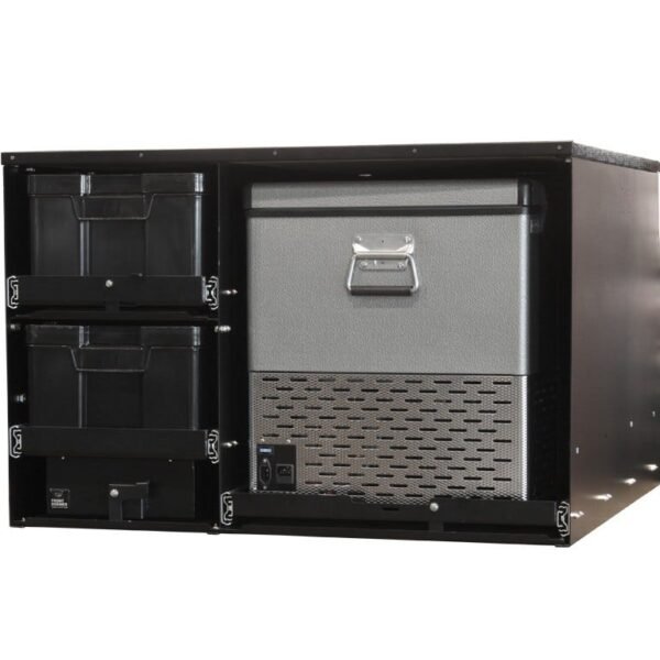 Combinaison de tiroir pour 4 boîtes Cub AND glissière pour frigo - de Front Runner
