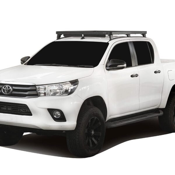 Kit de galerie Slimline II pour une Toyota Hilux Revo DC (2016 - jusqu'à présent) / Rails et Pieds