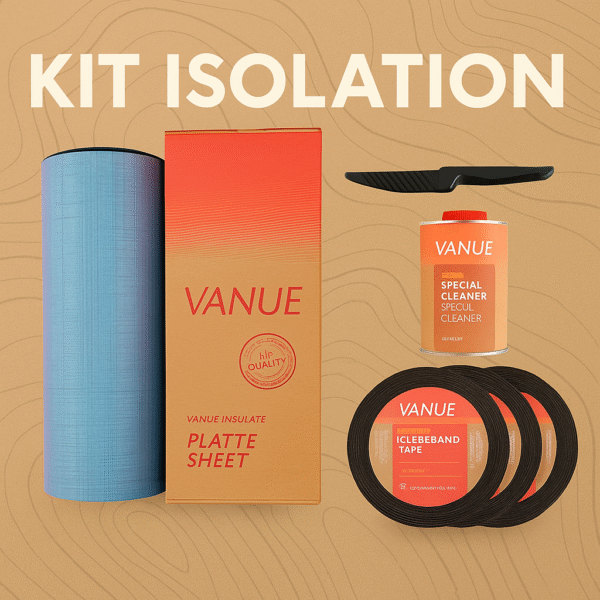 Pack Isolation VANUE – Mousse 19 mm + Accessoires – Pour vans L1H1 à L4H3